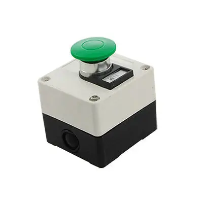 660V Green Momentary Switch Push Button Station Control Box