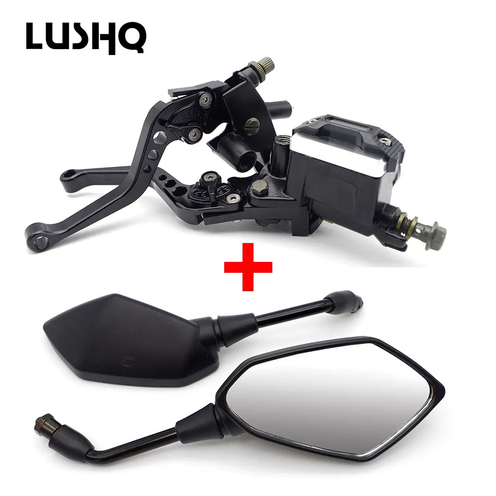 Motorcycle Brake Clutch Lever Pump motorcycle mirror For yamaha valentino rossi r1 2008 fz6n r1 fazer 250 fz 25 xj6 accessories