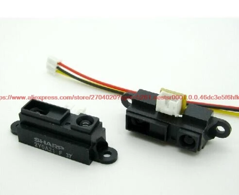 100% NEW GP2Y0A21YK Sensor Distance Measurement 80CM ANLG GP2Y0A21YK0F Includes Wire