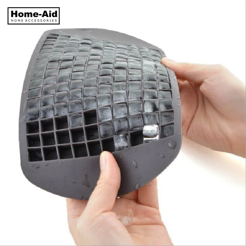 

New Arrived Food Grade 160 Cavity Silicone Bar Ice Cube Tray Mini Ice Cubes Small Square Mold Ice Maker Kitchen