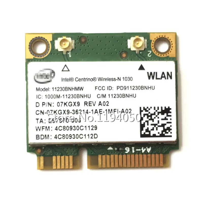 Centrino-WiFi WiFi WiFi BT intel N1030 N1030, m