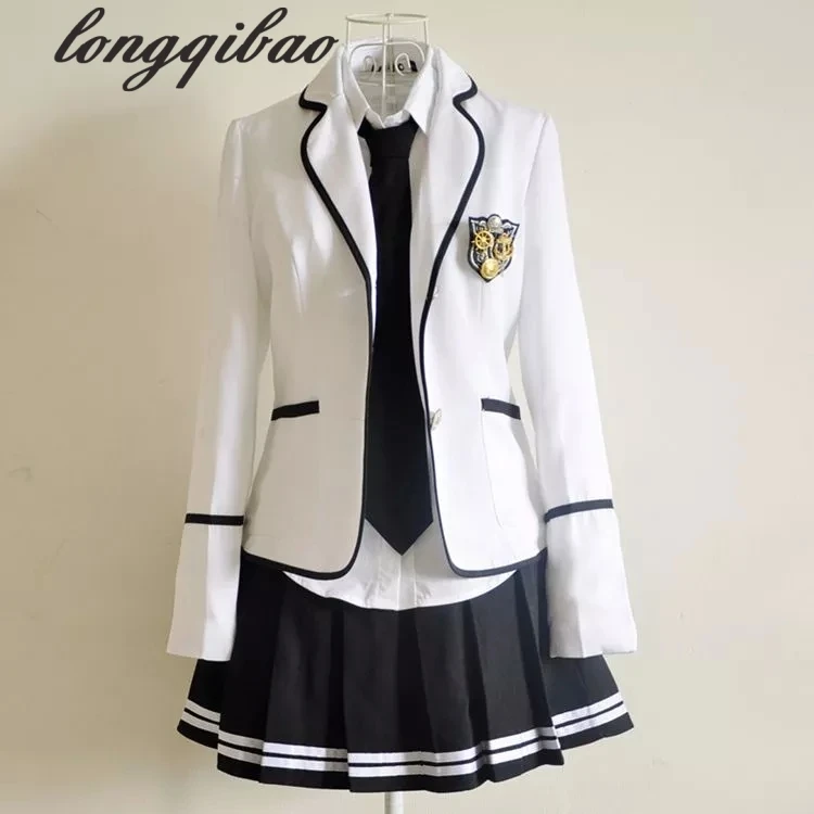 Students long-sleeved school uniforms Japan and South Korea JK uniforms junior high school boys and girls students suit