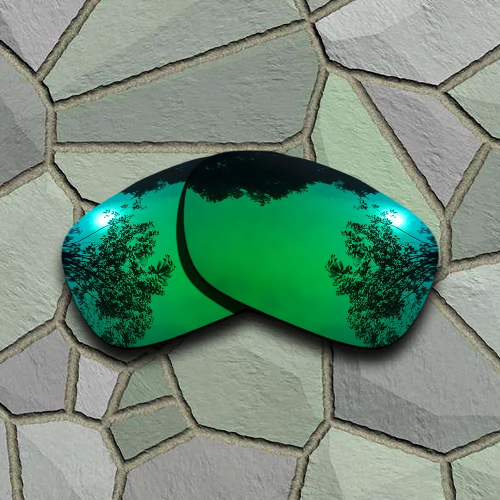 Jade Green&Violet Blue Sunglasses Polarized Replacement Lenses for-Oakley Twoface