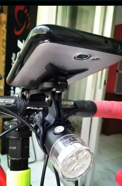 TRIGO mobile phone mount and light mount  go pro and Garminn edge mount , mounting before stem