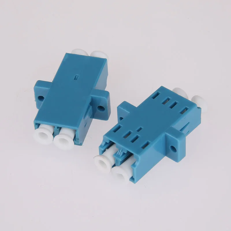 

10PCS/bag LC to LC Duplex mode Fiber optic Adapter Optical fiber coupler LC Fiber flange LC connector