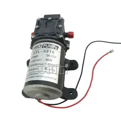 12v 80W dc Diaphragm water pump self-priming mini pump 6Lpm high pressure 6 bar agriculture spray pump