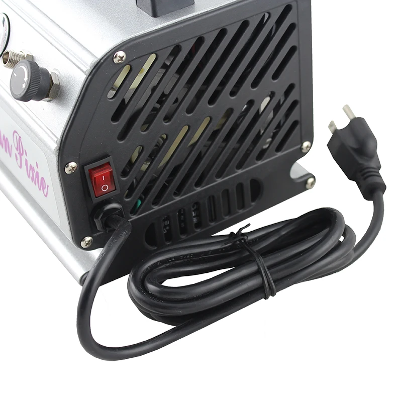 OPHIR Professional Portable Air Compressor for Hobby Cake Decoration Car Painting Makeup 110V 220V Airbrush Compressor Kit_AC088