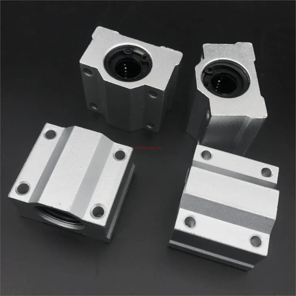 2023 Limited Linear Rail AXK Cnc Router Parts 4pcs/lot Free Shipping Sc6uu Scs6uu 6mm Linear Ball Bearing Block Cnc Router