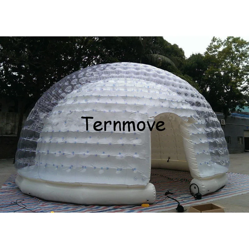 Inflatable clear bubble room Inflatable Bubble Camping Tent inflatable dome resting room tent,two layer gazebo garden show house