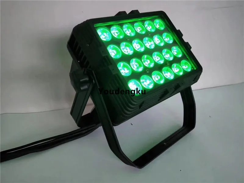 8 pieces outdoor led wall washer ip65 city color 24x10w 4in1 rgbw waterproof outdoor high lumen led wall washer light