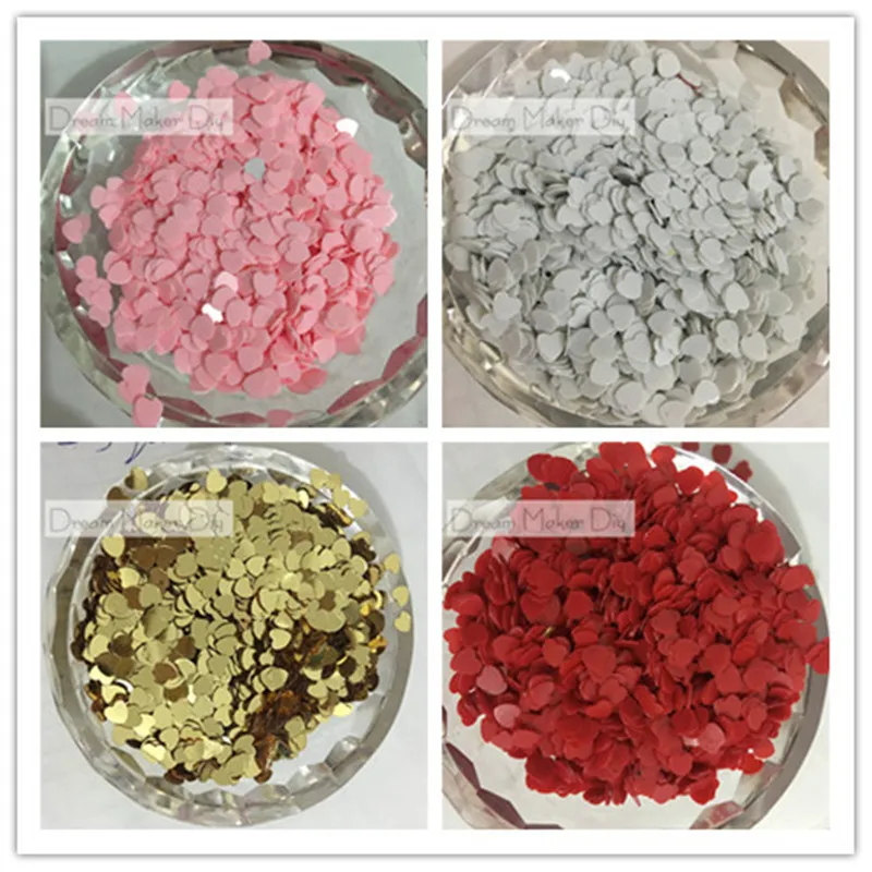 50G 5mm Lovely Heart/Star/Butterfly Shape loose Sequins Paillettes for Nail Art Manicure/Sewing/Wedding Decoration Confetti