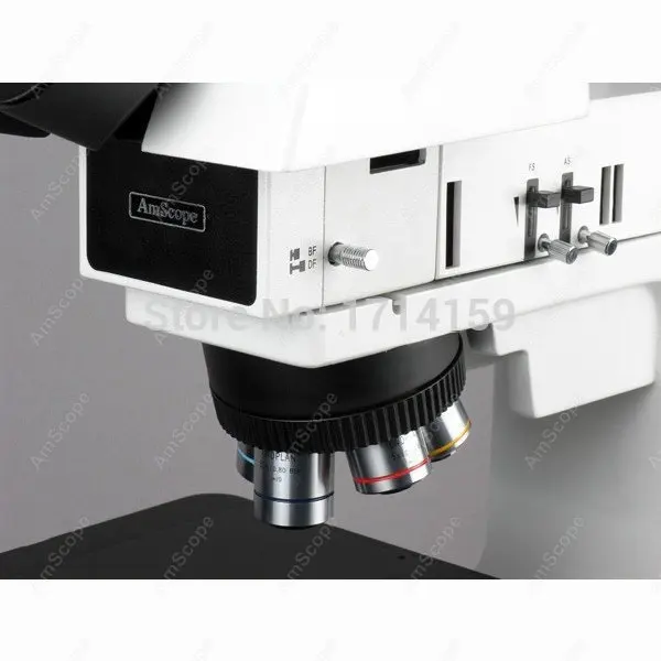 야금 현미경-AmScope 용품 50X-2000X Brightfield / Darkfield (BF/DF) 편광 야금 현미경