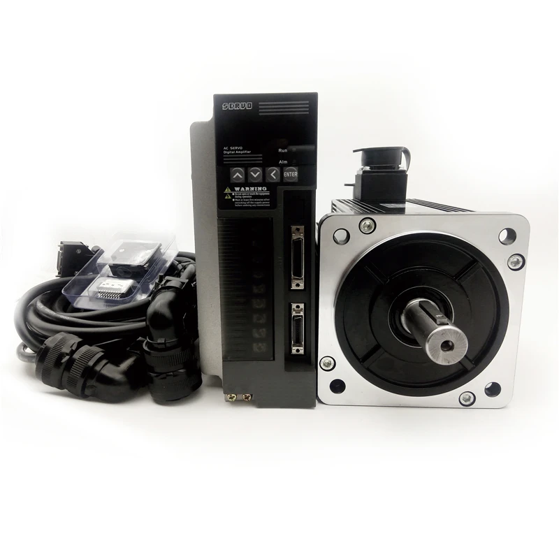 

AC servo motor 220V 2.6KW 130ST-M10025 2500RPM 10Nm and servo driver JB-1000C30L with 5m cable