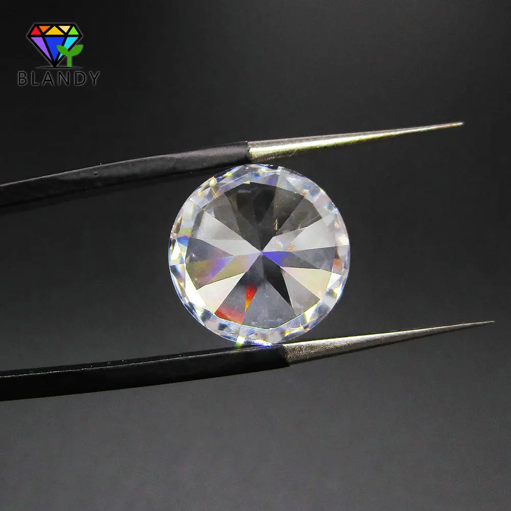 Free Shipping 5000pcs/lot 5A CZ Stone 0.8~5.0mm Round White Cubic Zirconia Wholesale Synthetic CZ Stone For Jewelry