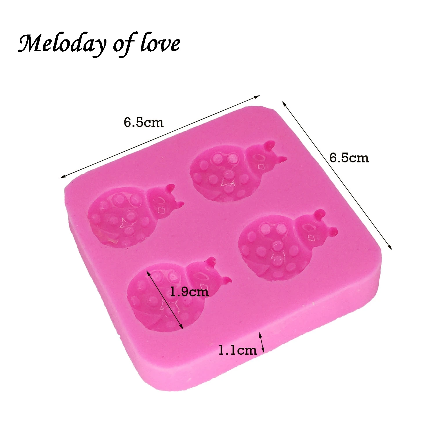 DIY Ladybug Cupcake Silicone Cake Mold 3D Fondant Cake Decorating Tools Cake Baking Tools DY0022