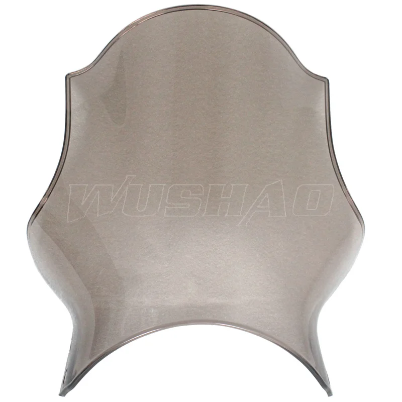 Universal Motorcycle Windshield Windscreen Round Lights Street Bike Glass As For Honda Yamaha Kawasaki Suzuki Smoke Iridium