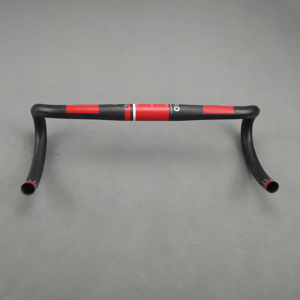 Full Carbon Fiber Road Bike Handlebar, UD Carbon Handlebar, Bike Accessories, Size 400mm, 420mm, 440mm