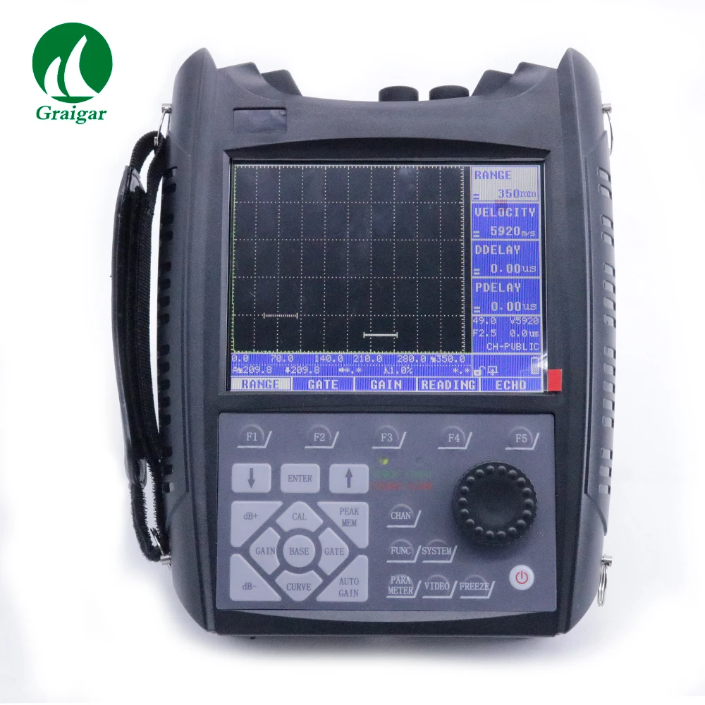 Digital Ultrasonic Flaw Detector SUB100 Defectoscope 5.7inch TFT LCD Scanning Range 0 To 10000Mm