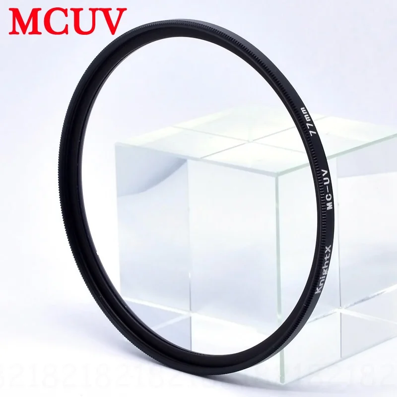 KnightX HD UV MCUV 49 52 55 58 62 67 72 77 MM Camera Lens Filter For canon eos sony nikon 500d 1200d light d80 set 52MM 58MM