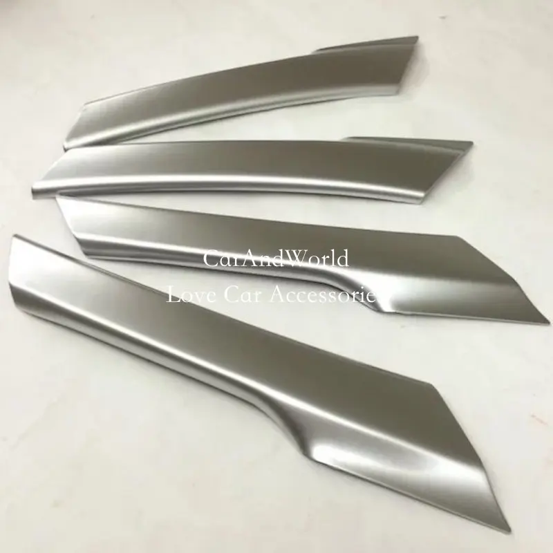 

For VW Volkswagen Tiguan 2010-2016 Auto Interior Door Armrest Handle Frame Panel Cover Trims ABS Chrome Car-Styling Accessories