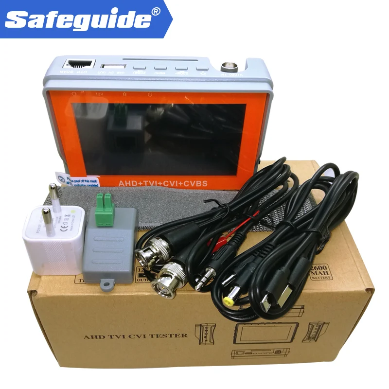 hot sale 5MP 4.3 Inch LCD 4 In 1 CCTV For AHD TVI CVI CVBS with cctv tester