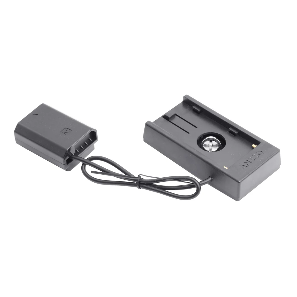 New FZ100 Full Decoded Battery Adapter Mount Plate Power Supply NP-F970 to NP-FZ100 for Sony A9 A7R V/A7 IV /A7S III Camera