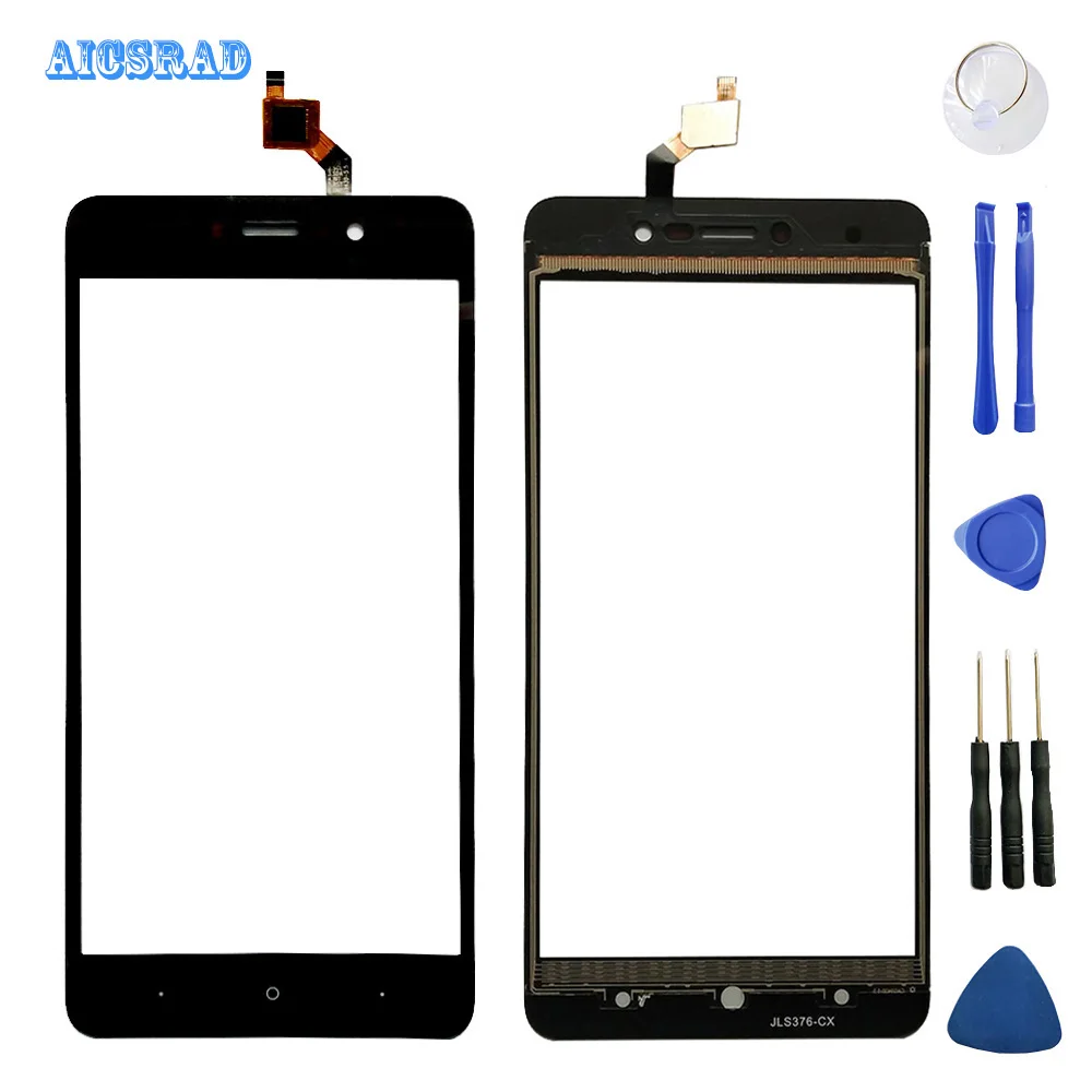 

AICSRAD 5.5 inch 100% tested outer Panel Glass for wiko lenny 4 plus lenny4+ 4+ lenny4 plus Digitizer Touch Screen +tools