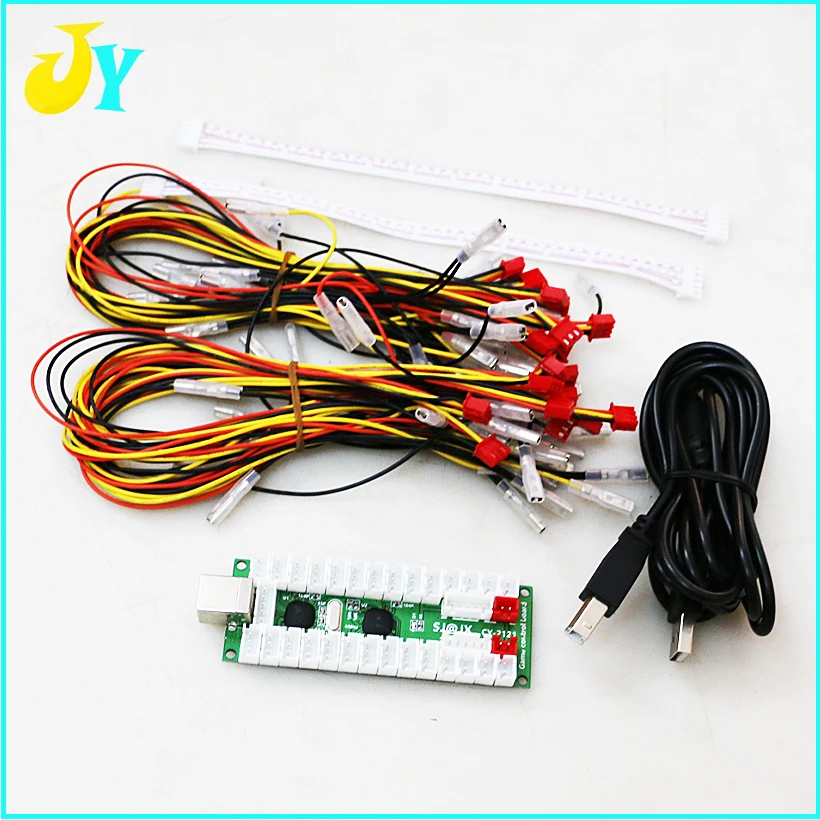 Arcade joystick controller 5V led push button controller Jamma mame arcade USB to PC  for 2 player Encoder