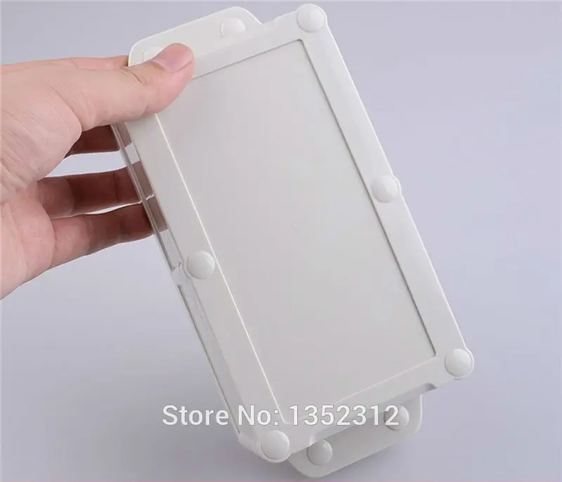 

5 pcs/lot 200*94*45mm IP68 weatherproof box plastic control box wall-mounted plc enclosure ABS housing DIY project box meter box