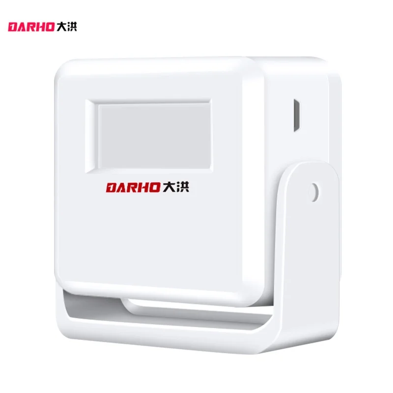 Darho Greeting Dingdong wireless campainhia Intelligent PIR Infrared Motion Sensor Warning Door Bell Burglar Alarm System