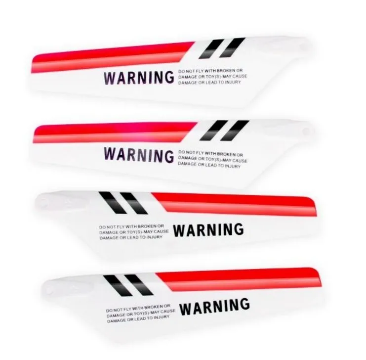 92mm Syma S107 S107G RC Helicopter Spare Part Main Blade Propeller Set S107G-03(Red/Yellow/Blue)