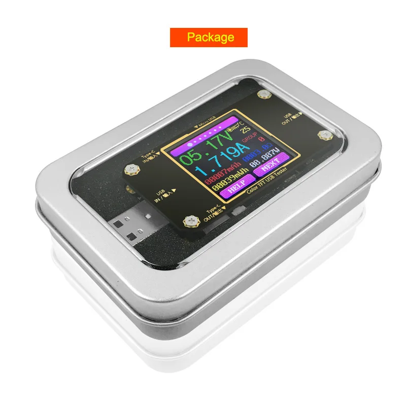 A3 8A USB Tester Type-C Current Voltage Monitor Fast Charging PD Battery Power Bank Capacity DC 32V Ampere Meter