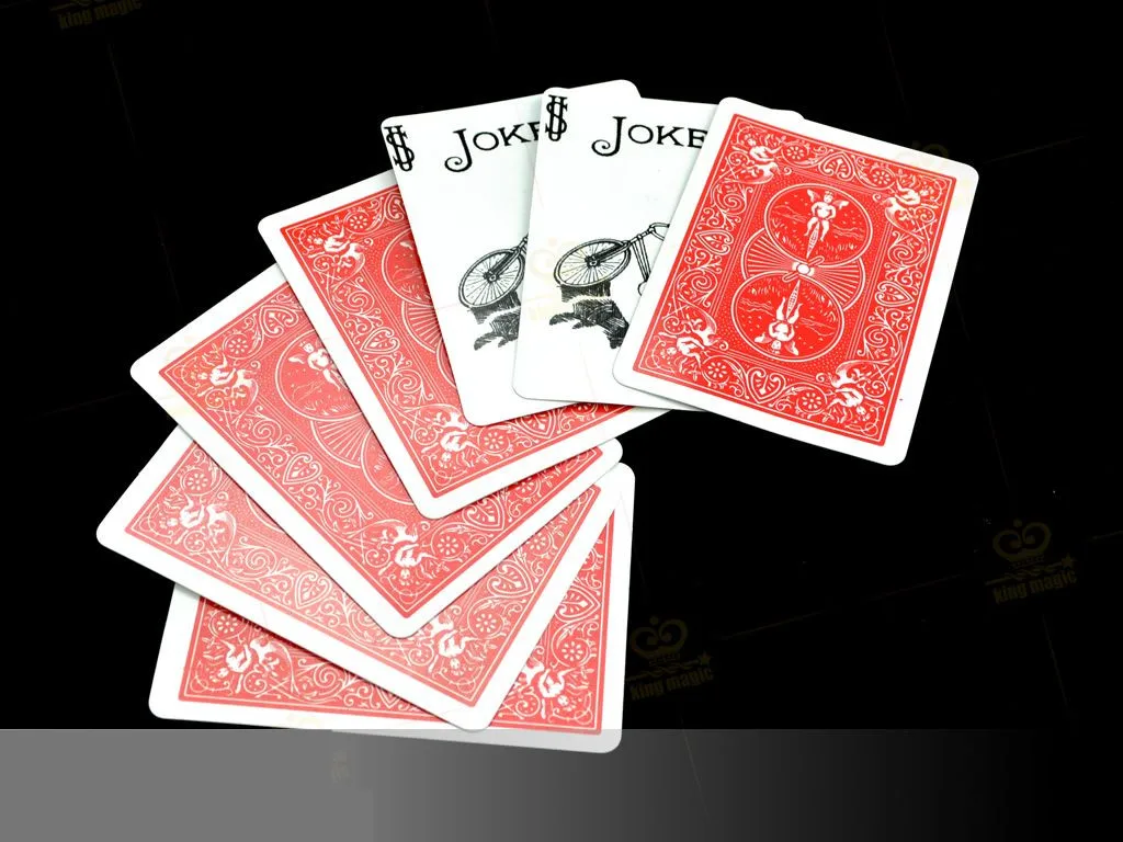 Laughing King Joking Joker Card Set Magic Tricks Close Up Gimmick Props Disappear/Appearing Magie Mentalism Magician Toys