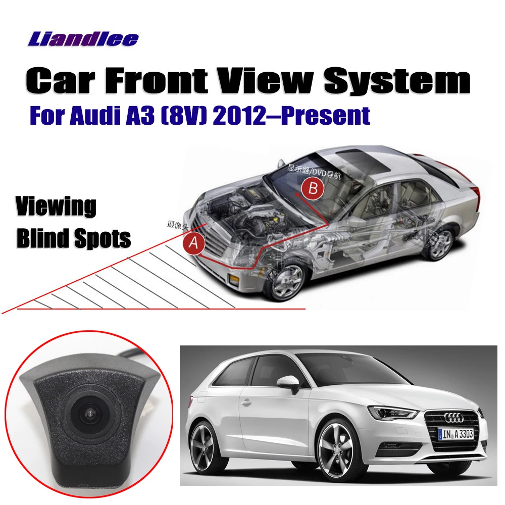 

Car Front View Camera For Audi A3 (8V) 2012-Present 2013 2014 2015 Not Rear View Backup Parking CAM HD CCD Night Vision