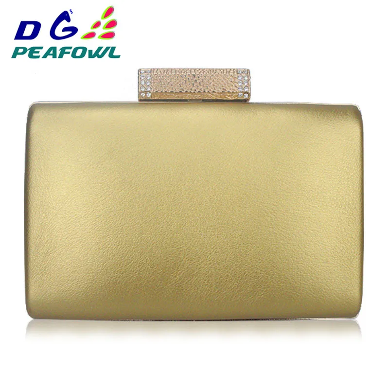 Fashion Prom Evening Bag Diamond Metallic Flower Clutch Bag Relief Luxury Handbag Banquet Party Purse Women's Shoulder Bag