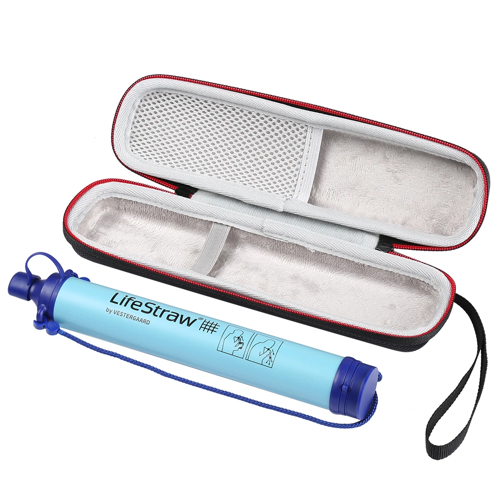 Newest EVA Carrying Storage Travel Case Protective Box Cover for LifeStraw Personal Water Filte Sewage Purification Zipper Bags