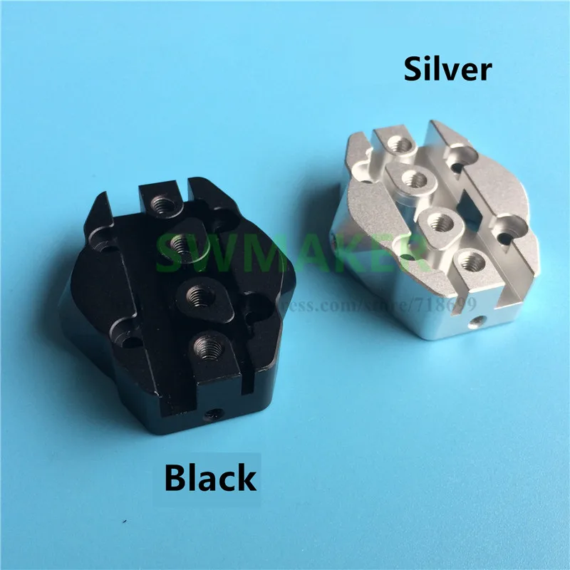 3pcs Kossel Delta Mini Slide Effector Newest Design Updaded All Metal M3 M4 Tackle Mini Carriage Pulley Slider for 3D Printer