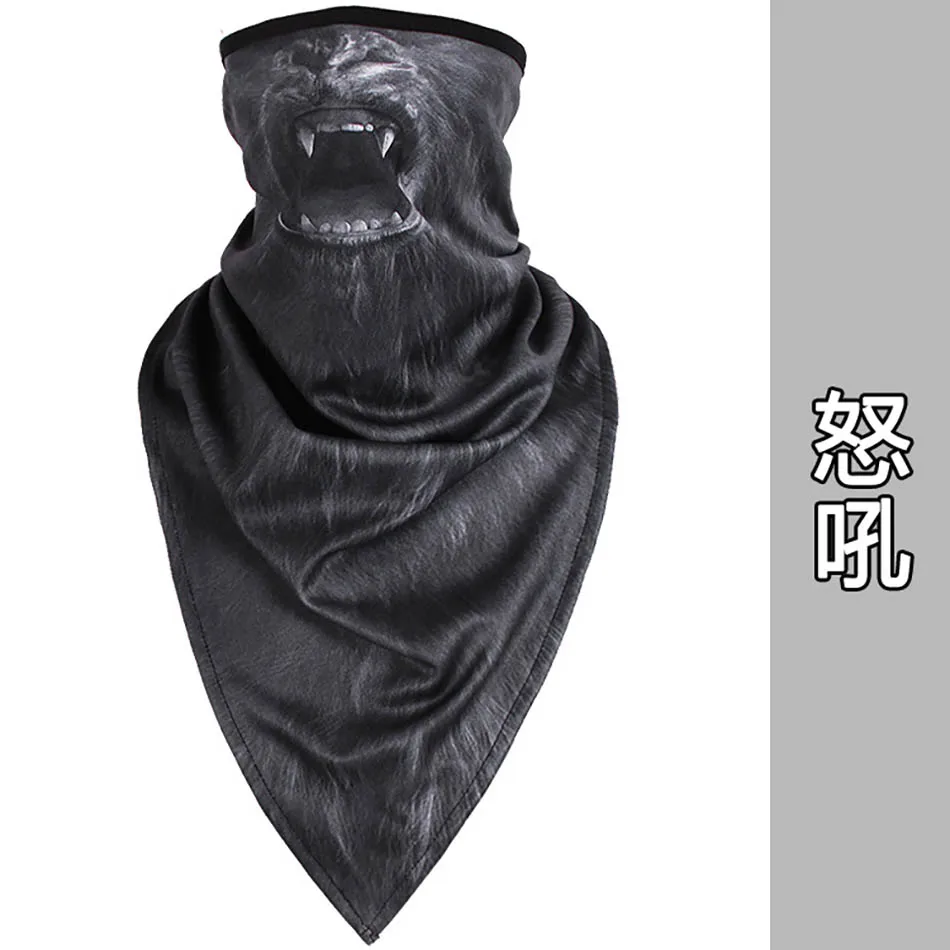 Long quick-dry Animal Mask Hood Mask anti-Wind Sand Breathable Men And Women Outdoor Riding Collar Sleeve Towel Fashion