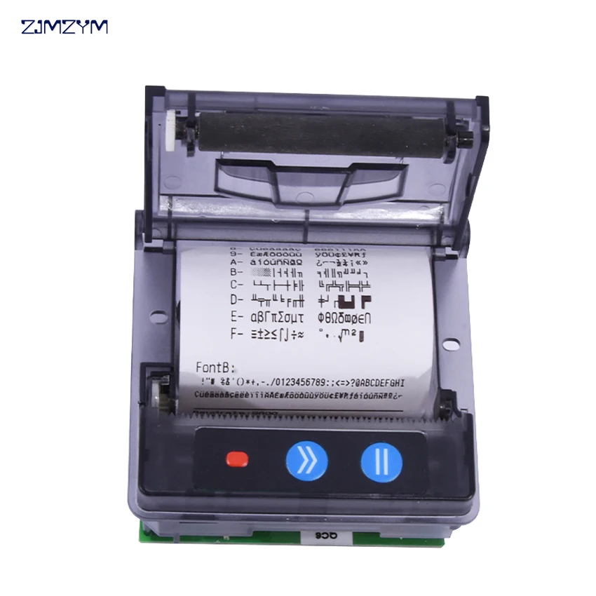 JP-QR205 58mm Super Mini Embedded Low-Noise Receipt Thermal Printer Optional USB RS-232/TTL Port Different Printer 5V-9V DC 12V