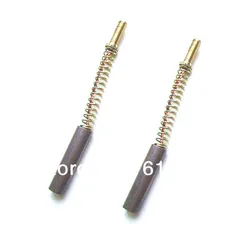 Lot2 8mm(OD)*30mm(L) Round Cylindrical Motor Tool Carbon Brushes Springs&Wicks 5mm(OD)-Screw Head Power Tool for Clutch