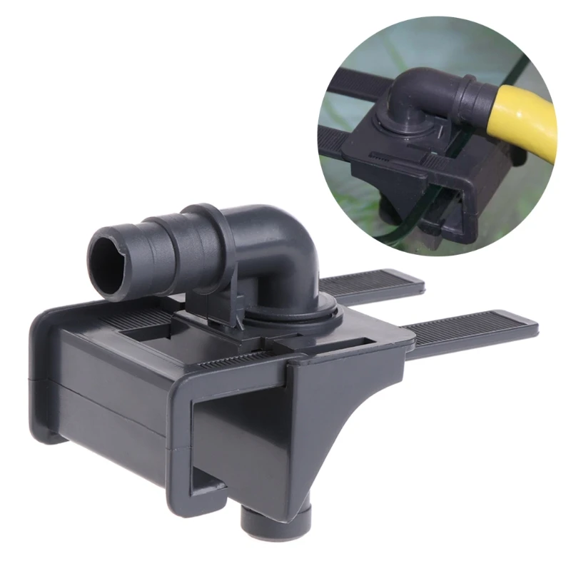 Aquarium Water Pipe Connector Fish Tank Mount Holder Inflow Outflow Stretchable MAY-18A