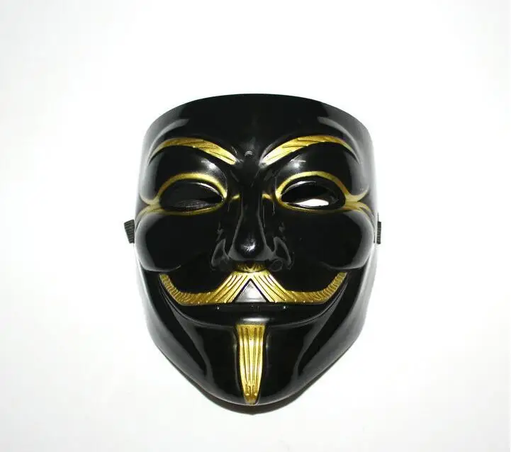 

V Mask Halloween Mask Masquerade Masks For Vendetta Anonymous Valentine Ball Party Full Face Super Scary 3color