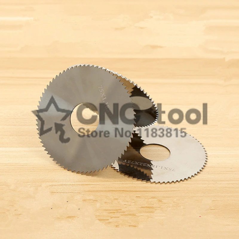 

1pcs 75*0.4/0.5/0.6/0.8/1.0/1.2/1.5/2.0/2.5/3.0/3.5/4.0/5.0mm,carbide milling cutter,Slotting cutter,saw blade milling cutter