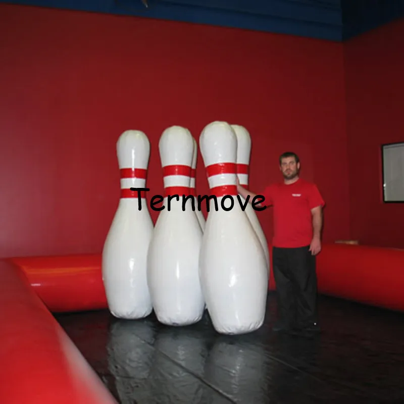 Inflatable Advertising Bowling Ball For Human Bowling Pins Inflatable Human Bowling Game Outdoor Human Bowling Sport