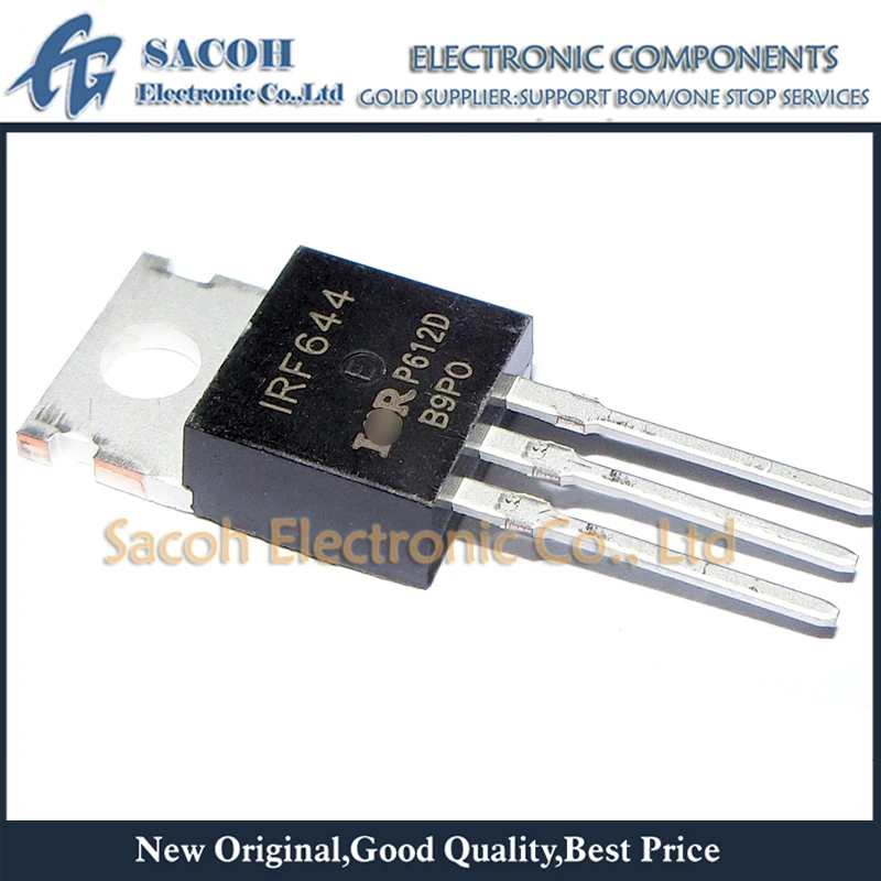 

New Original 10Pcs/Lot IRF644PBF IRF644 OR IRF644N OR IRF644B OR IRFI644B TO-220 14A 250V Power MOSFET