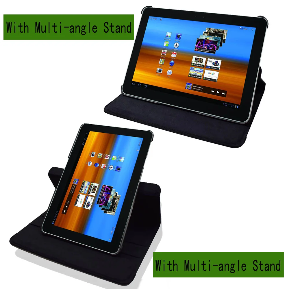 Afesar GT P7500 360 Rotating stand pu leather Cover flip Case for Samsung Galaxy Tab P7500 P7510 (10.1\
