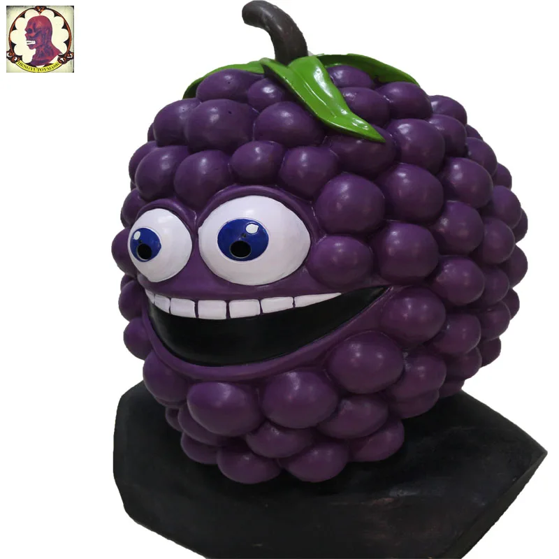 Grape mask Novelty Halloween Costume Party Latex Funny Mask Cosplay mask Full Head for Adults view 3
