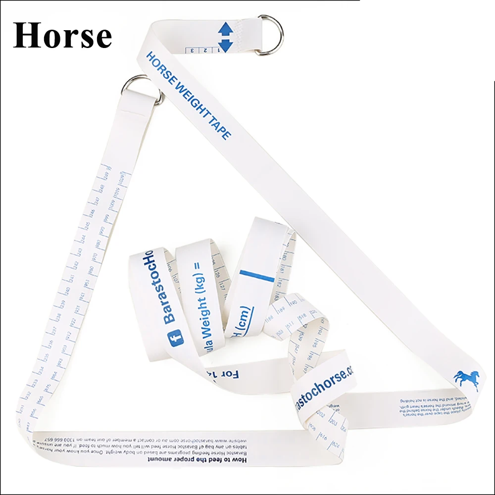 5PCS Veterinary Farm Horse Pony Piggery Sow Bovine Cow Weighting Tape Weight Ponies Estimate Ruler Manual 2.5m Length Girth