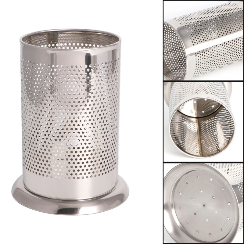 Stainless Steel Hanging Cutlery Holder Drainer Spoon Fork Chopsticks Storage Basket Rack Kitchen Accessories Tools Organizer image 2