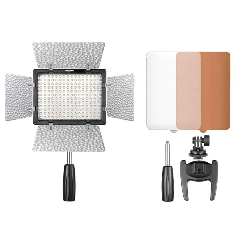 Yongnuo YN160 III Luce video LED CRI95+ 5600K / Bicolore 3200-5600K Luminosità dimmerabile continua YN160III per fotocamera DV